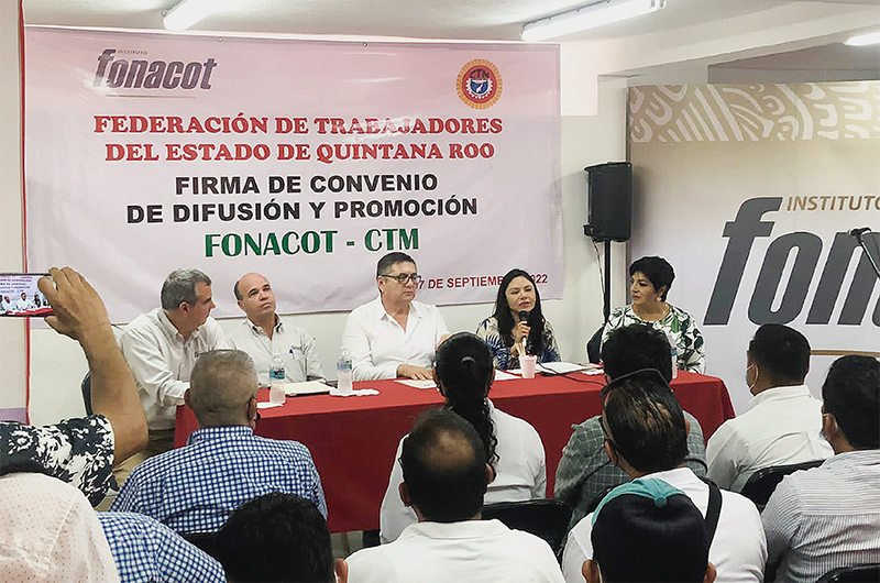 Fonacot estrecha lazos con empresarios de Yucatán y Quintana Roo para beneficiar a más trabajadoras y trabajadores